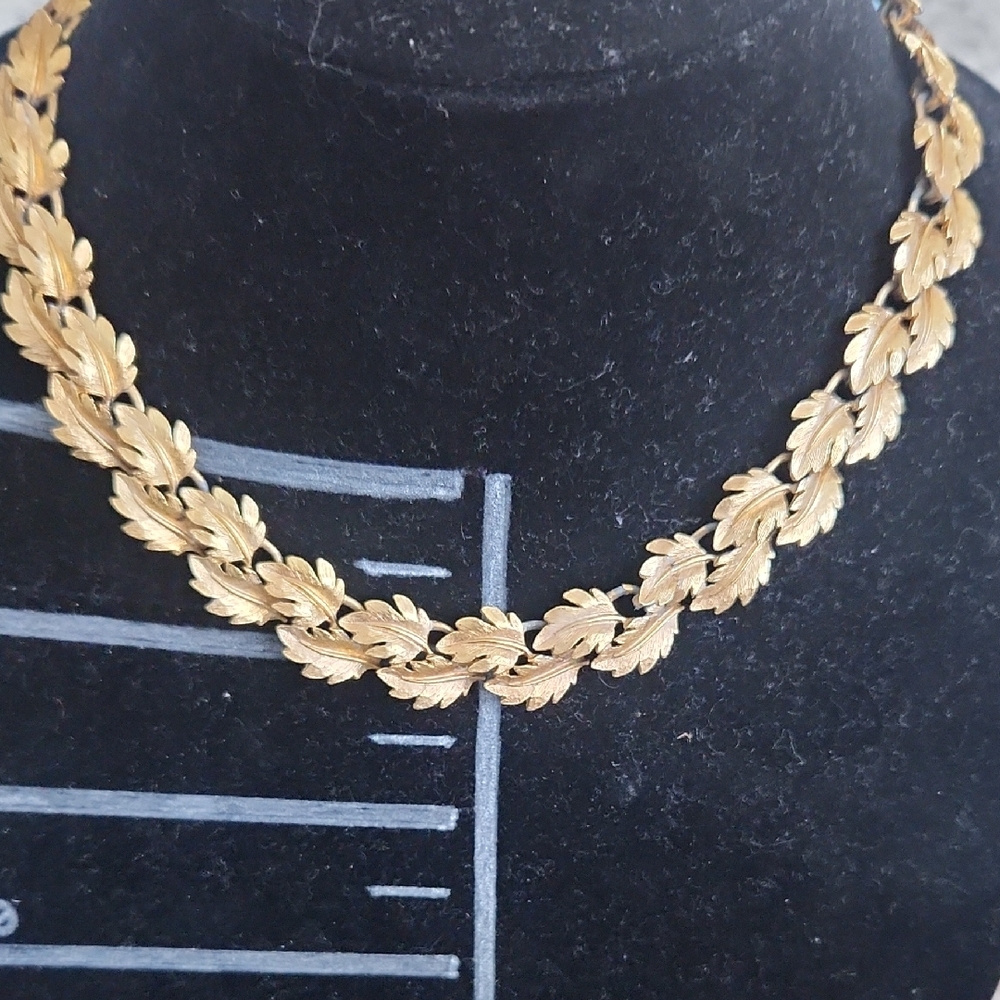 Napier Gold Leaf Necklace
